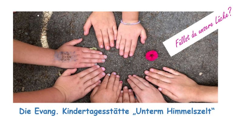 Titelbild Stellenanzeige Kita Unterm Himmelszelt