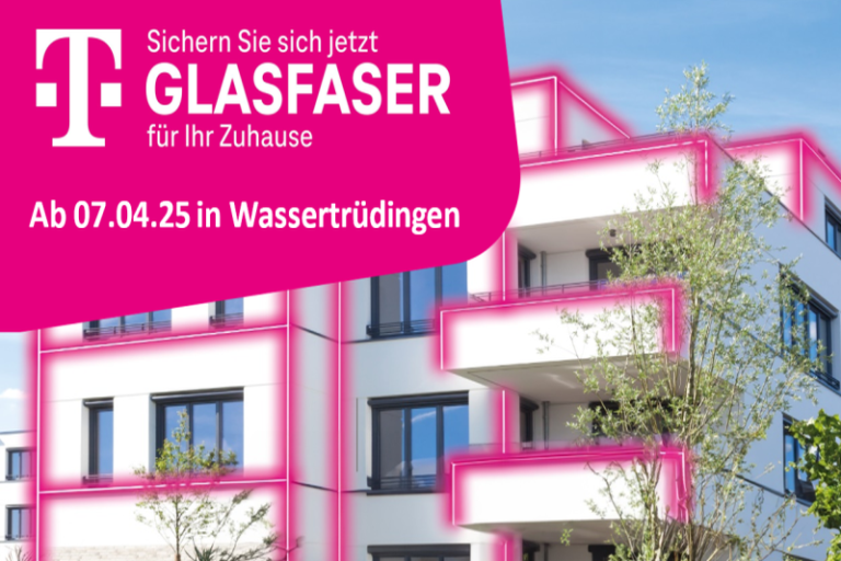 © Telekom Start Glasfaserausbau in Wassertrüdingen